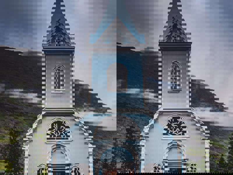 Old church building